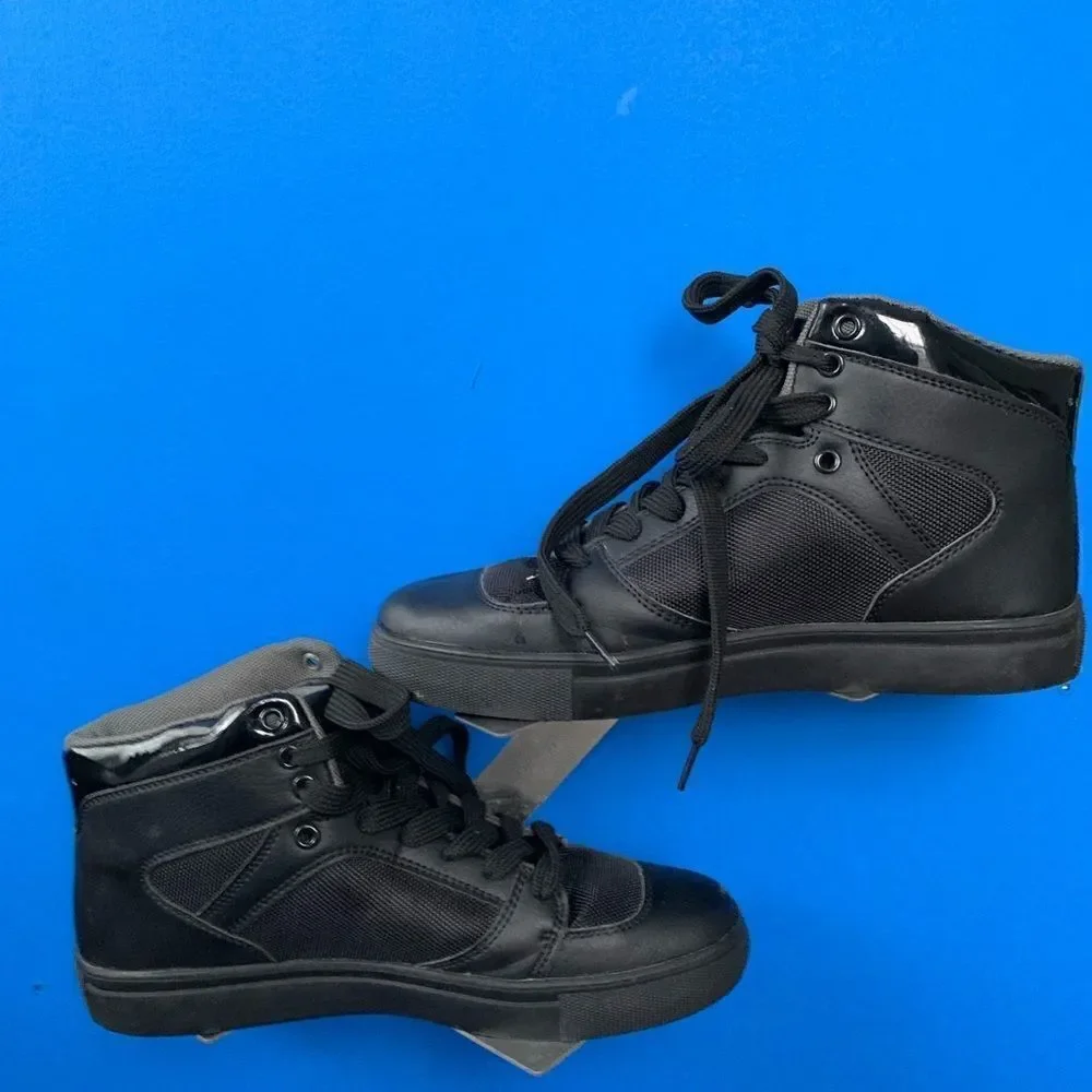 Hardlined By Sean John Mens Gray Leather Casual Lace Up Ankle Chukka Boot Sz 8.5